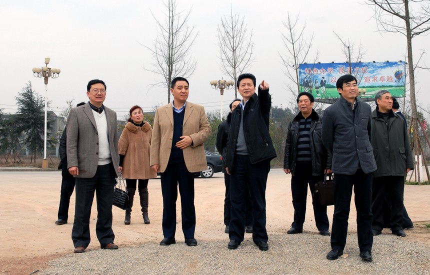 省教育厅王康副厅长莅临我院调研指导教育教学检测工作